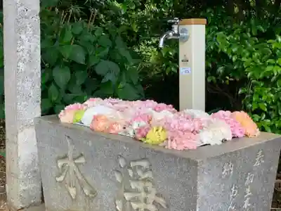 初生衣神社の手水舎