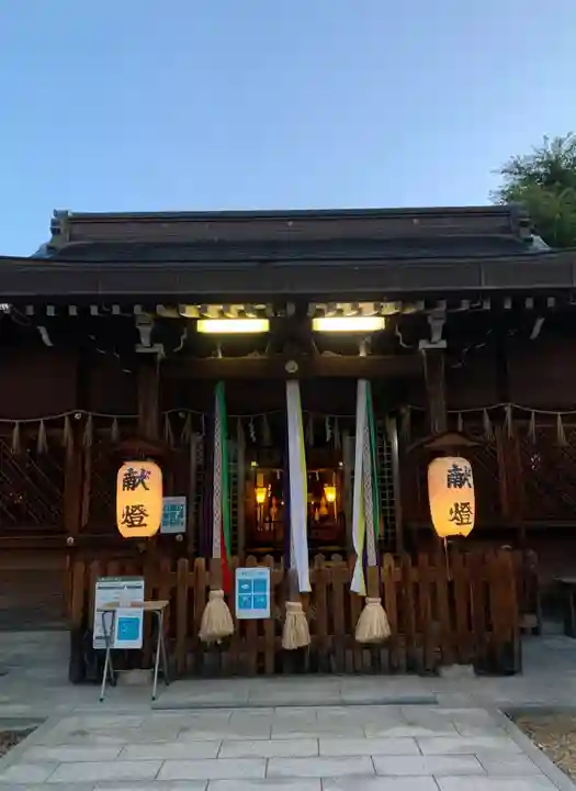 堤根神社の本殿・本堂