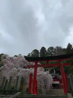小川諏訪神社の鳥居