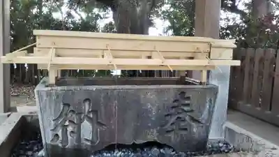 検見川神社の手水舎