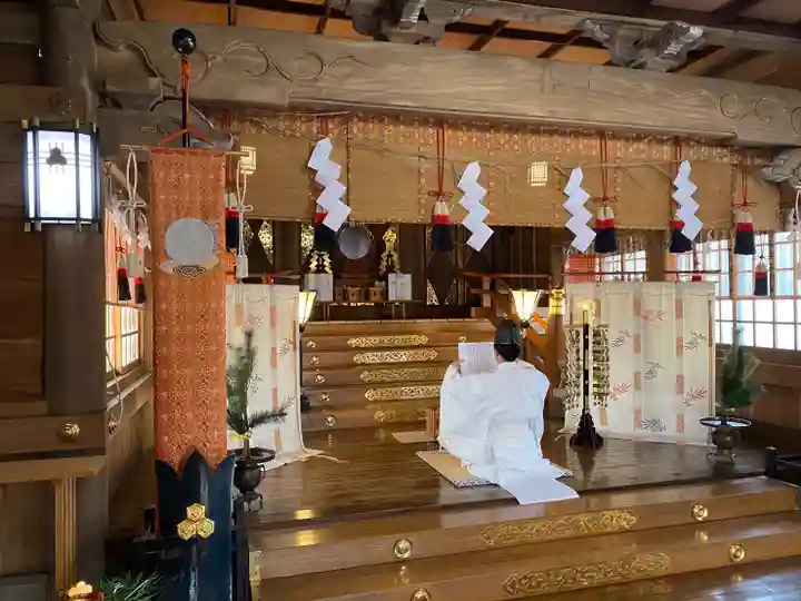 釧路一之宮 厳島神社の本殿・本堂