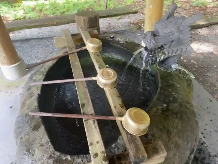 山宮浅間神社の手水舎