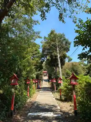 平出雷電神社の景色