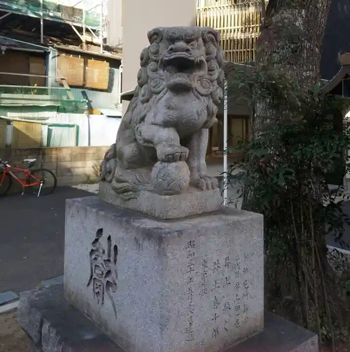 江島杉山神社の狛犬