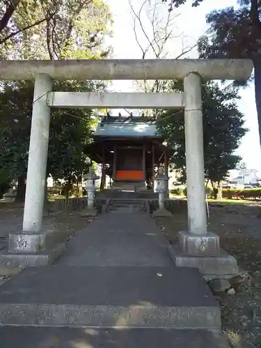 奥富神社の鳥居