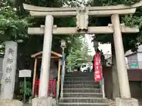 品川貴船神社の鳥居