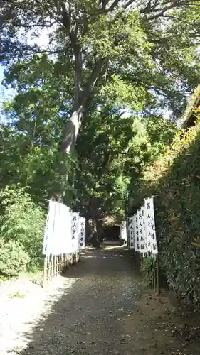 初生衣神社の自然