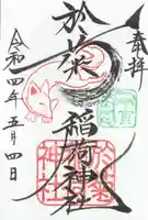 於菊稲荷神社の御朱印
