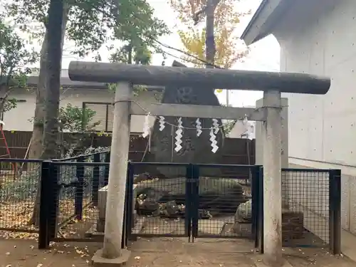 戸越八幡神社の鳥居