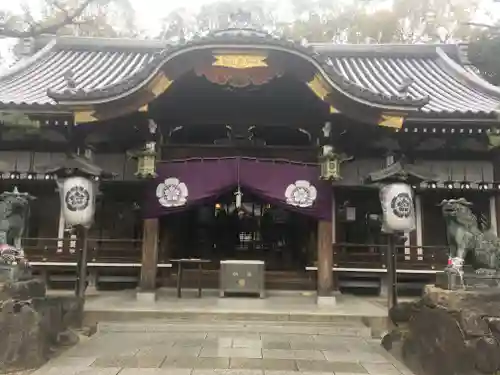杭全神社の本殿・本堂
