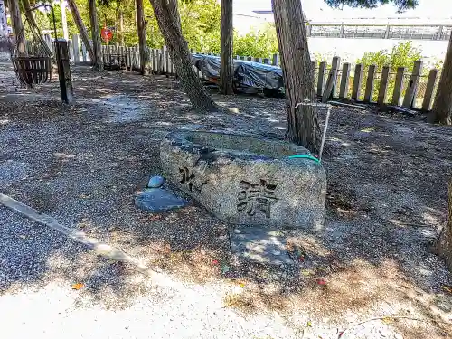 東條八幡社の手水舎