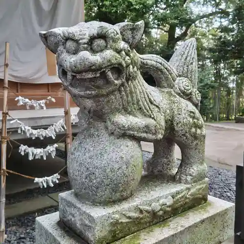 湯江温泉神社の狛犬