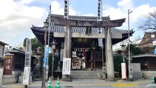 櫛田神社の鳥居