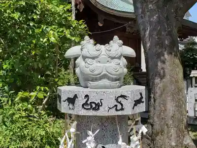 豊崎神社の狛犬