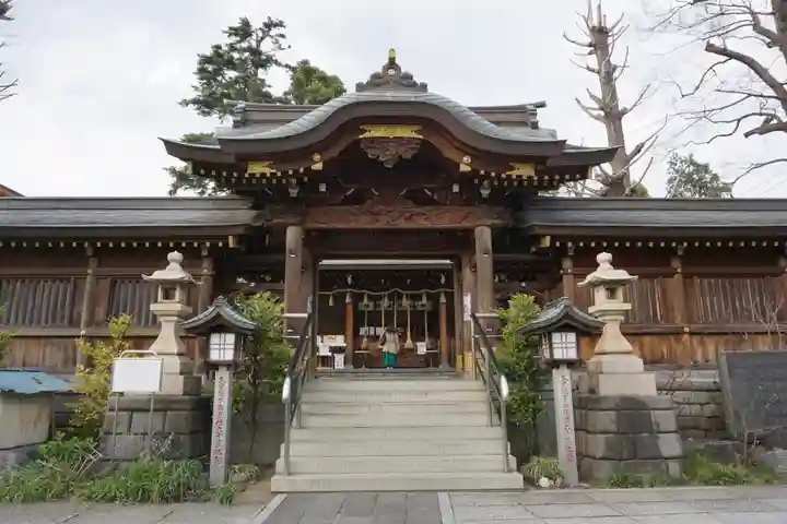 鳩ヶ谷氷川神社の山門・神門