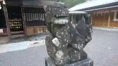 子守神社の狛犬