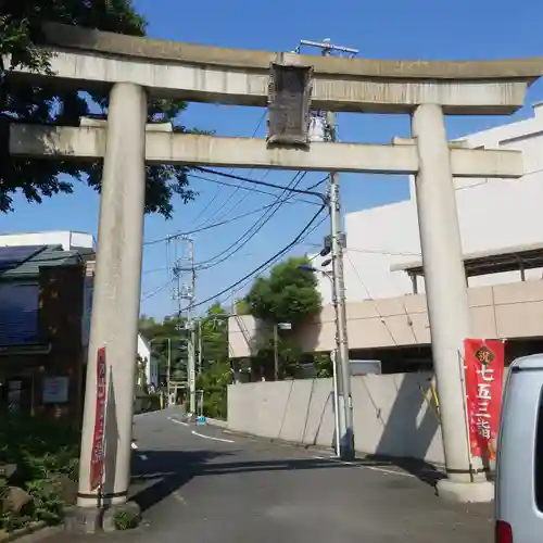 七社神社の鳥居