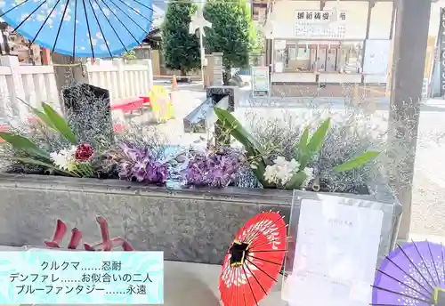 草加神社の手水舎