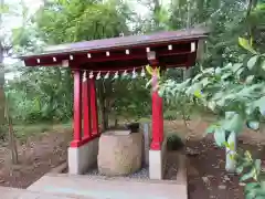 柞祖霊社の手水