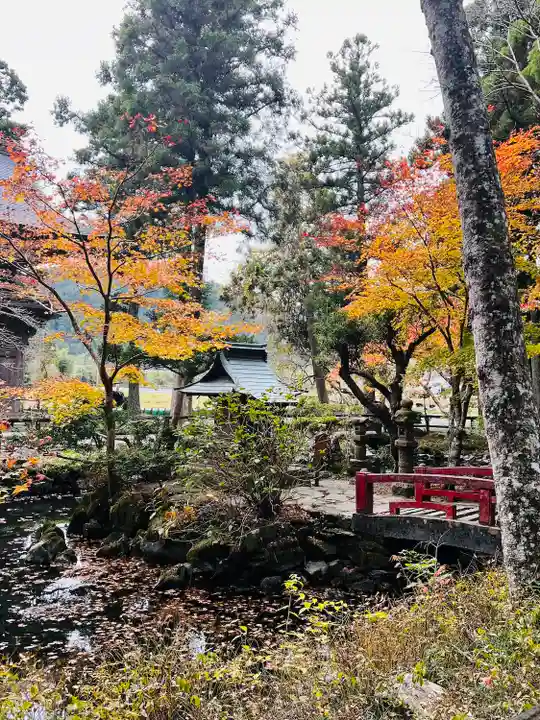 横山不動尊の庭園