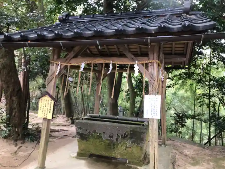日本唯一香辛料の神 波自加彌神社の手水舎