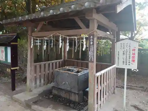 春日部八幡神社の手水舎