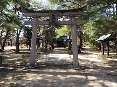 松原神社の鳥居