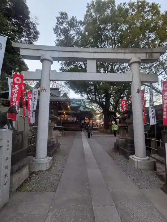 王子稲荷神社の鳥居