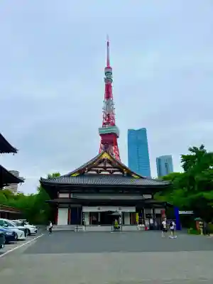 増上寺の景色