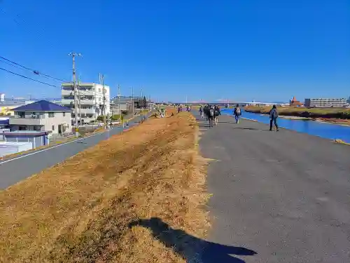 十軒神社の景色