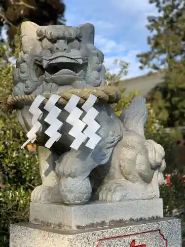 亀ケ池八幡宮の狛犬