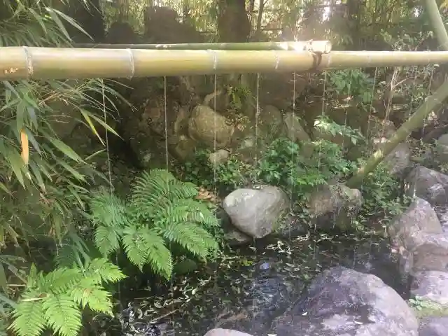 白笹稲荷神社の手水舎