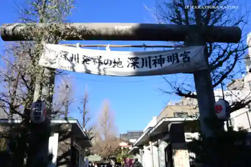 深川神明宮の鳥居
