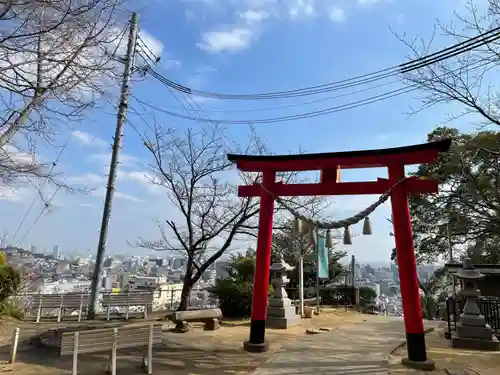 板宿八幡神社の鳥居