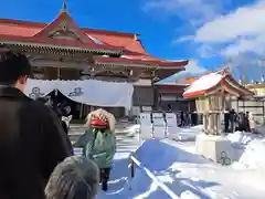 釧路一之宮 厳島神社の初詣