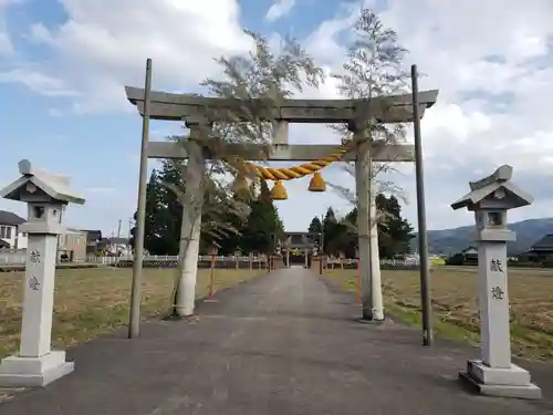 中野神社の鳥居