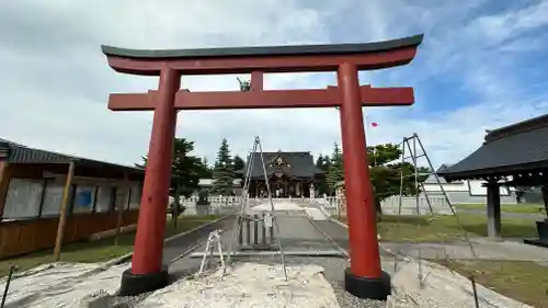 美瑛神社の鳥居