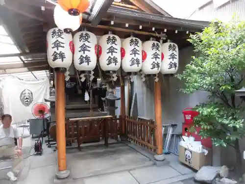 大原神社（祇園祭綾傘鉾保存会会所）の本殿・本堂