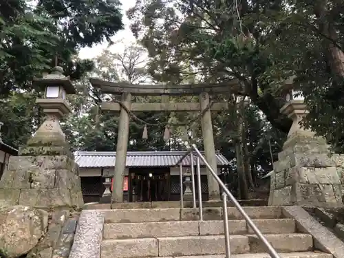 咋岡神社の鳥居