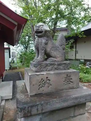 鷹栖神社の狛犬