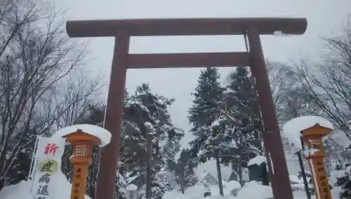 下川神社の鳥居