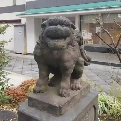 成子天神社の狛犬