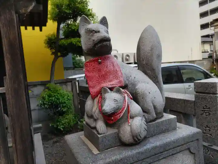 櫻株稲荷神社(水戸屋稲荷)の狛犬