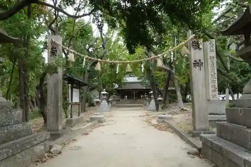 新屋坐天照御魂神社(西河原鎮座)の鳥居