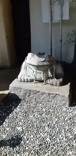 多摩川浅間神社の狛犬
