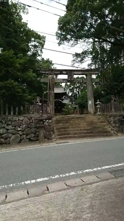 伊倉北八幡宮の鳥居