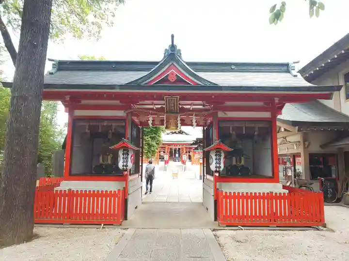 馬橋稲荷神社の山門・神門