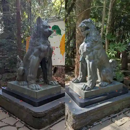 駒木諏訪神社の狛犬