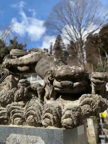 石都々古和気神社の狛犬