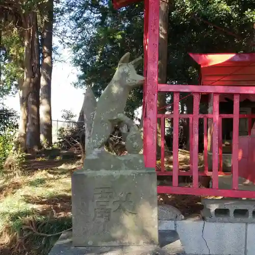 中根稲荷神社の狛犬